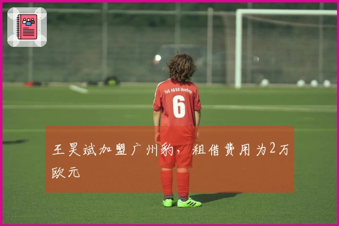 王昊斌加盟广州豹，租借费用为2万欧元